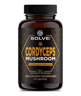 SOLVE LABS Cordyceps Mushroom (Extrakt) 60 Kaps.