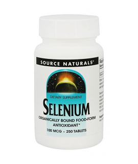SOURCE NATURALS Selenium 100mcg 250 Tab.